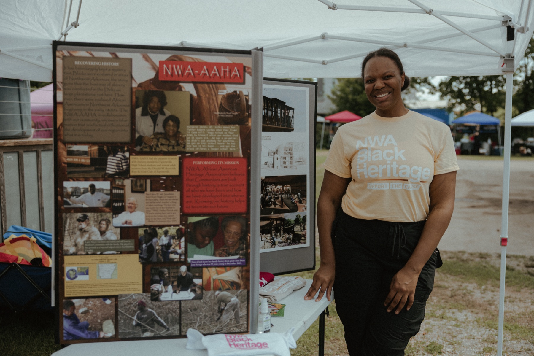 NWA Black Heritage activation at HSHS Festival